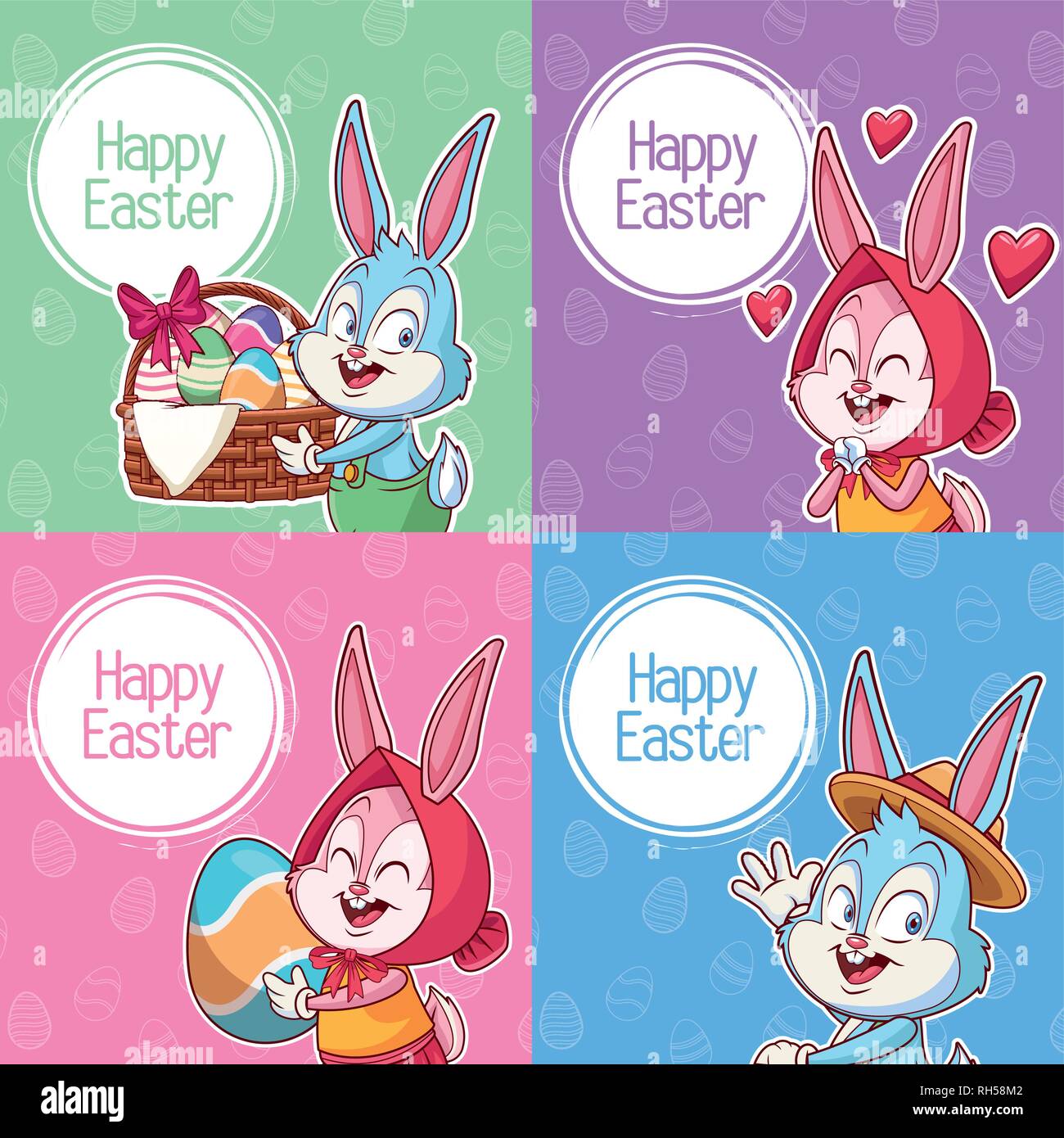 Happy easter poster Stock Vector Image & Art Alamy
