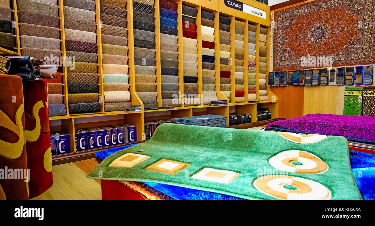 Johannesburg, South Africa July 05 2011 Inside Interior of a Carpet