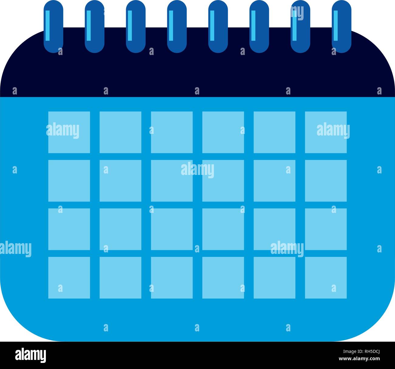 calendar reminder planner on white background vector illustration Stock