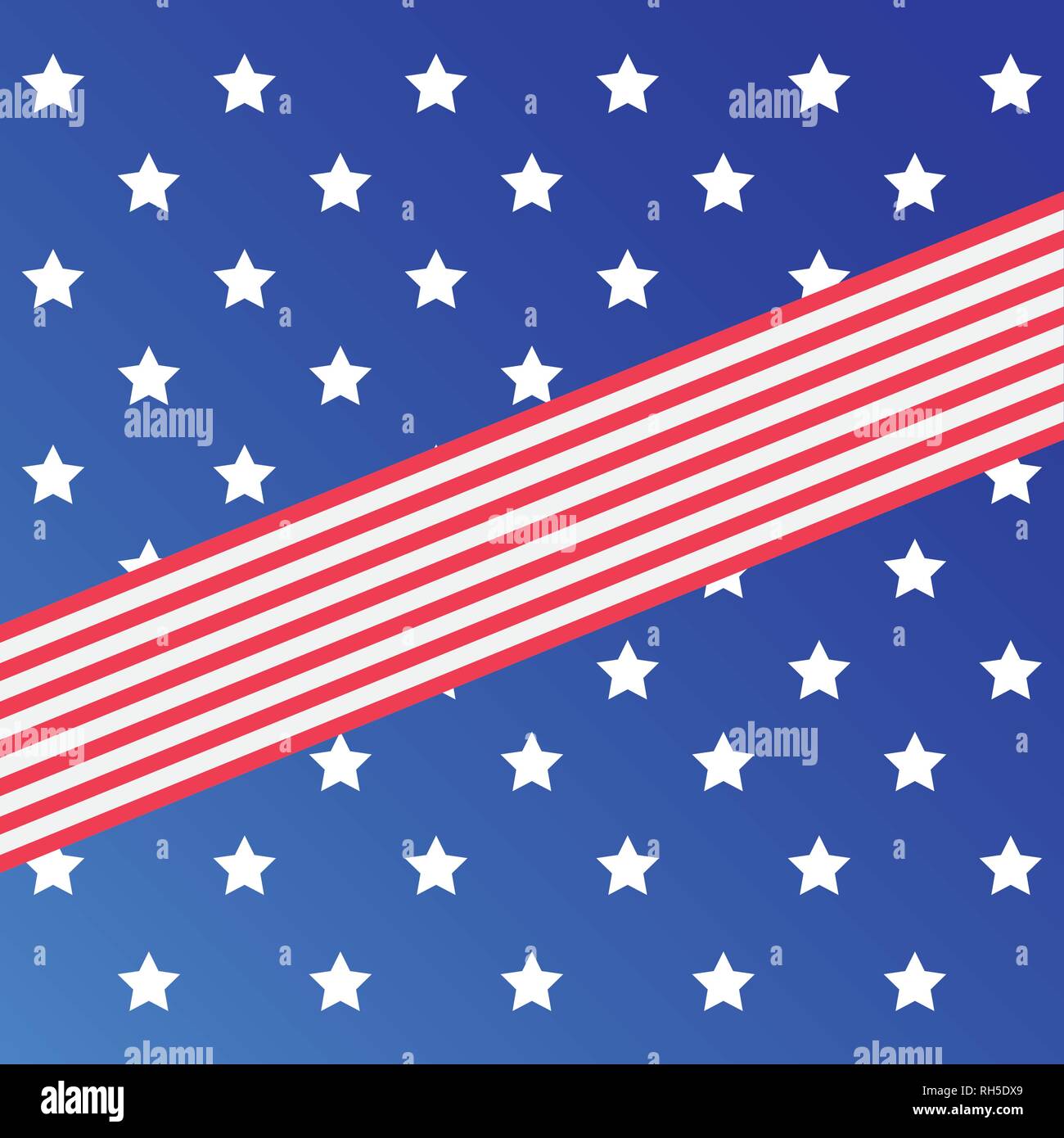 american flag national background pattern vector illustration Stock
