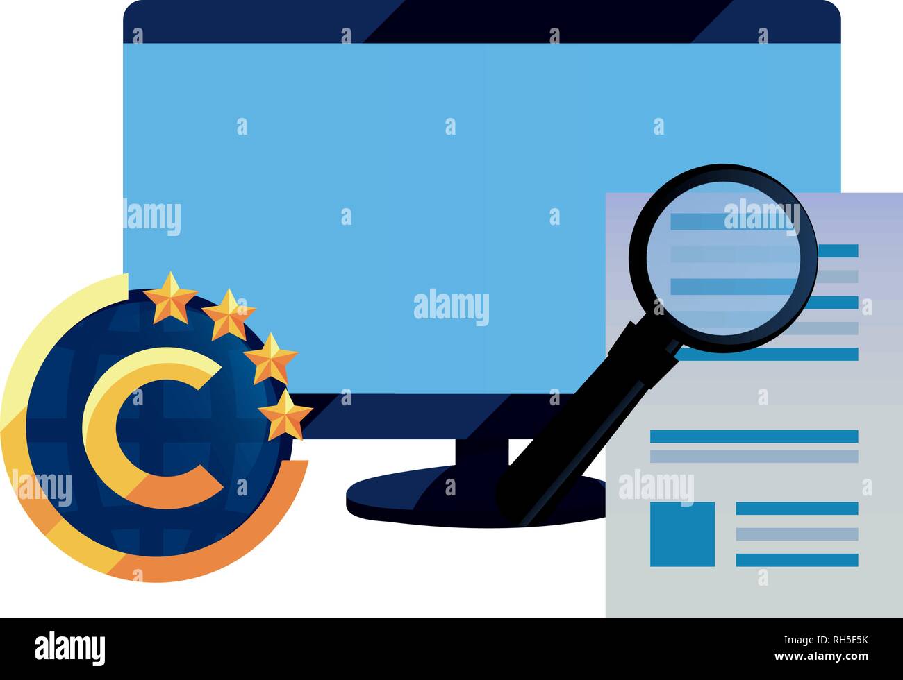 computer analysis contract digital copyright of intellectual vector ...