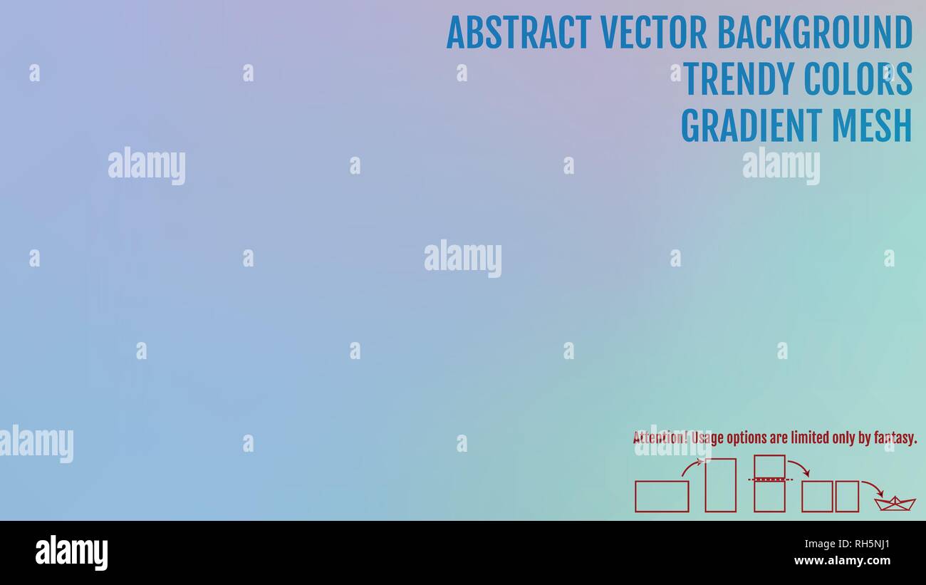 Abstract Blurred Gradient Background With Light Nature Backdrop