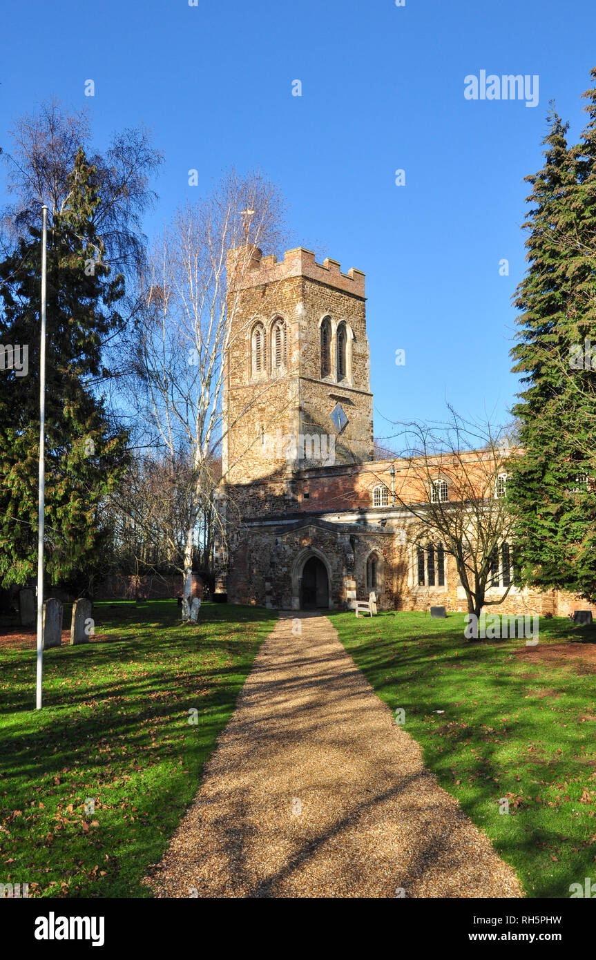 All Saints Parish Church, Southill, Bedfordshire, England, UK Stock