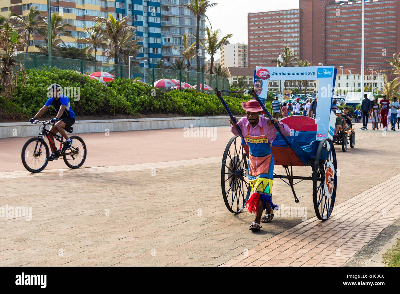 Durban rickshaw hi-res stock photography and images - Alamy