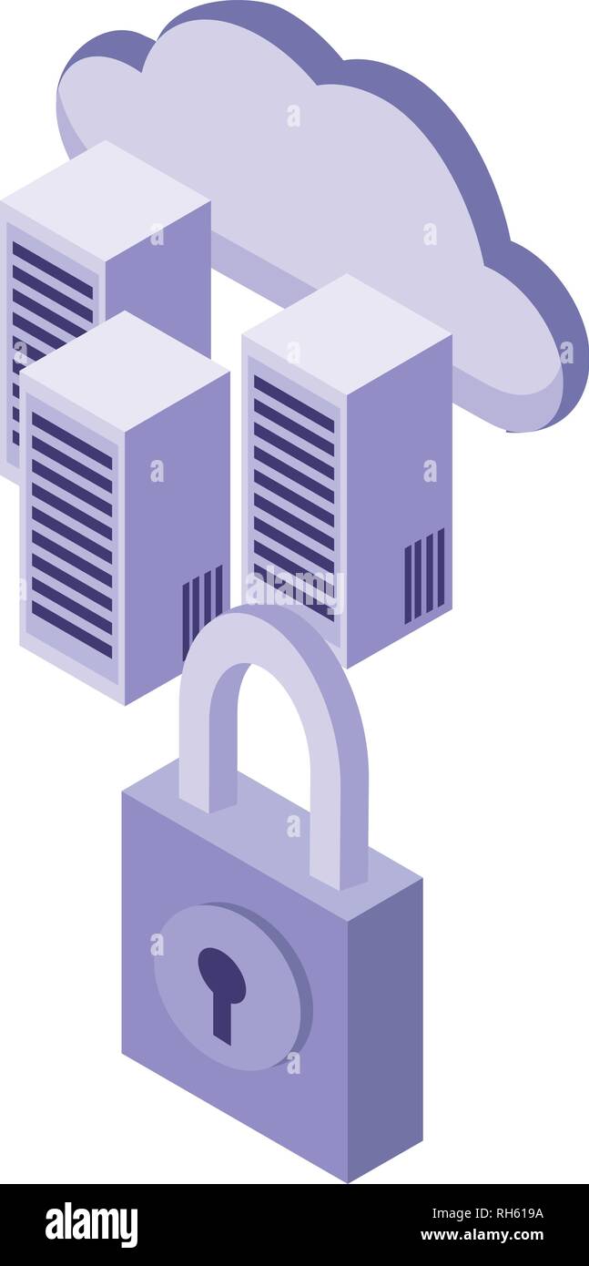 server and cloud Stock Vector Image & Art - Alamy