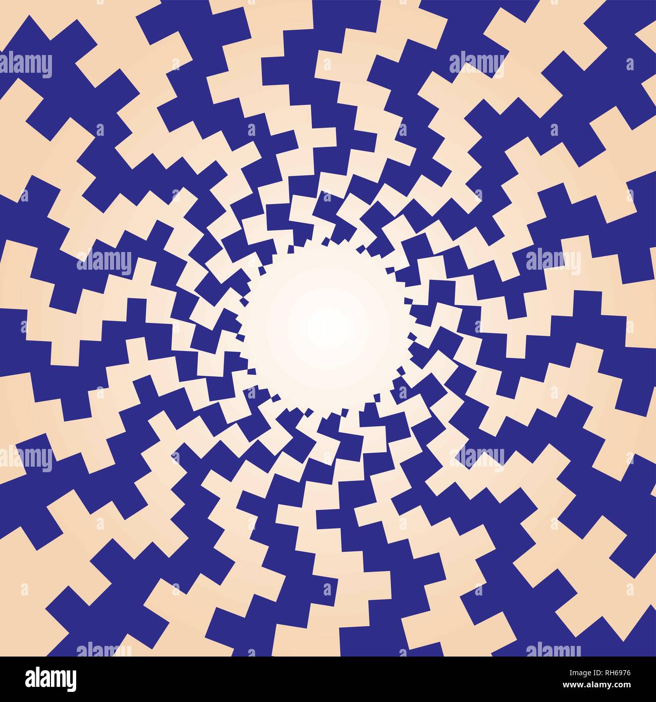 Abstract blue and yellow line background. Vector stock. Illustration of