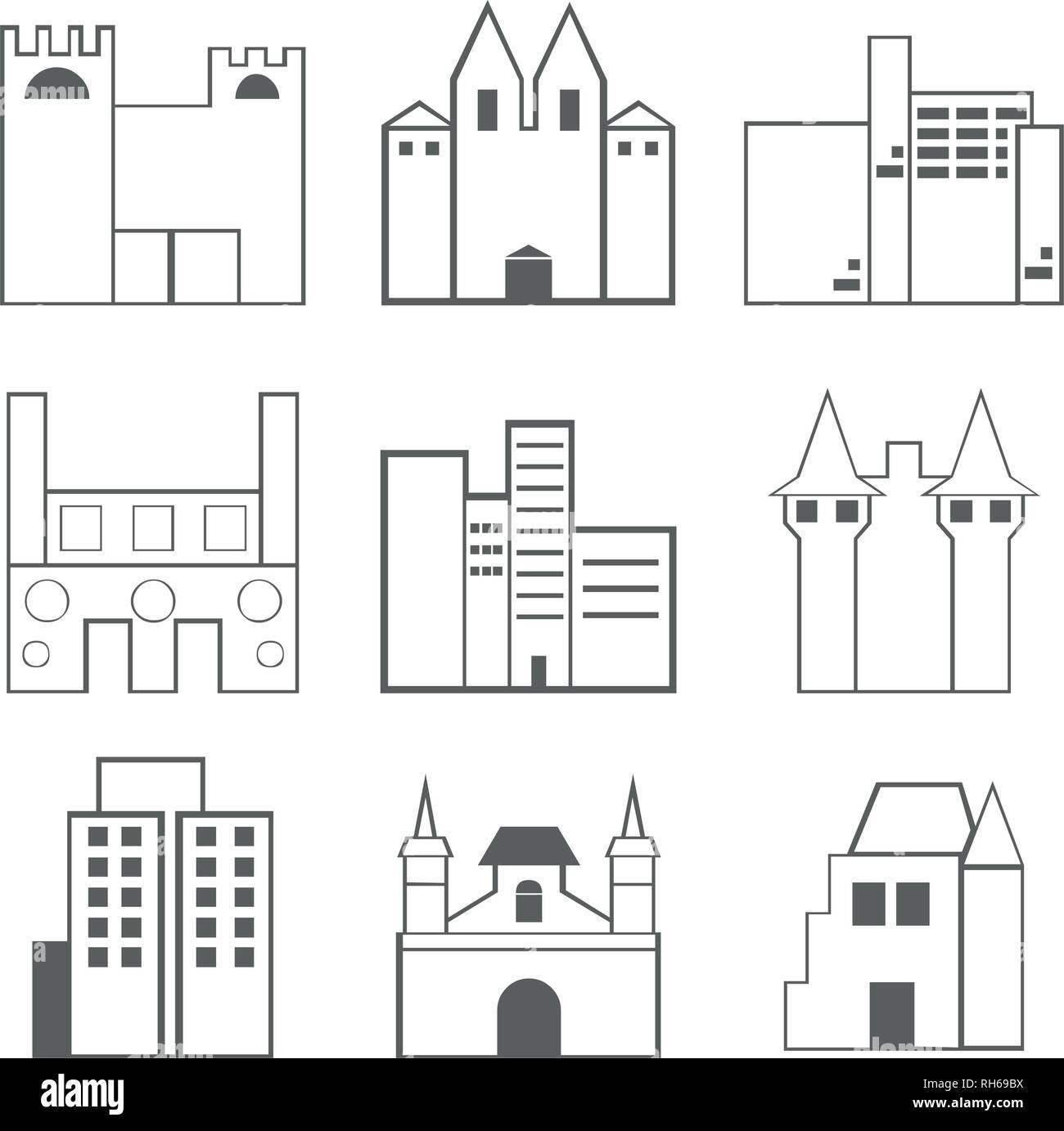 Structure building Stock Vector Images - Alamy