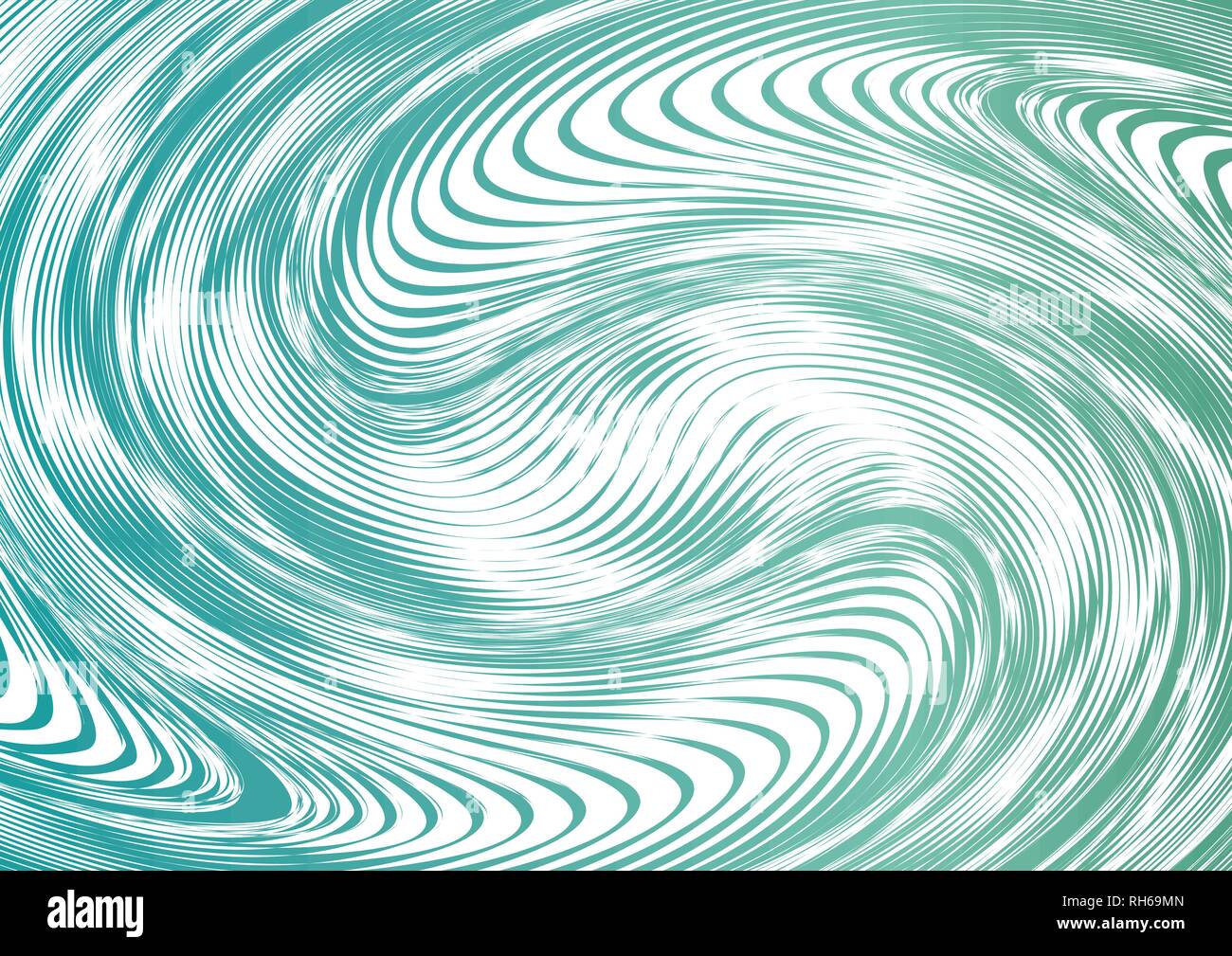 Turquoise vector abstract geometric gradient background with crossing white lines. Stock Vector