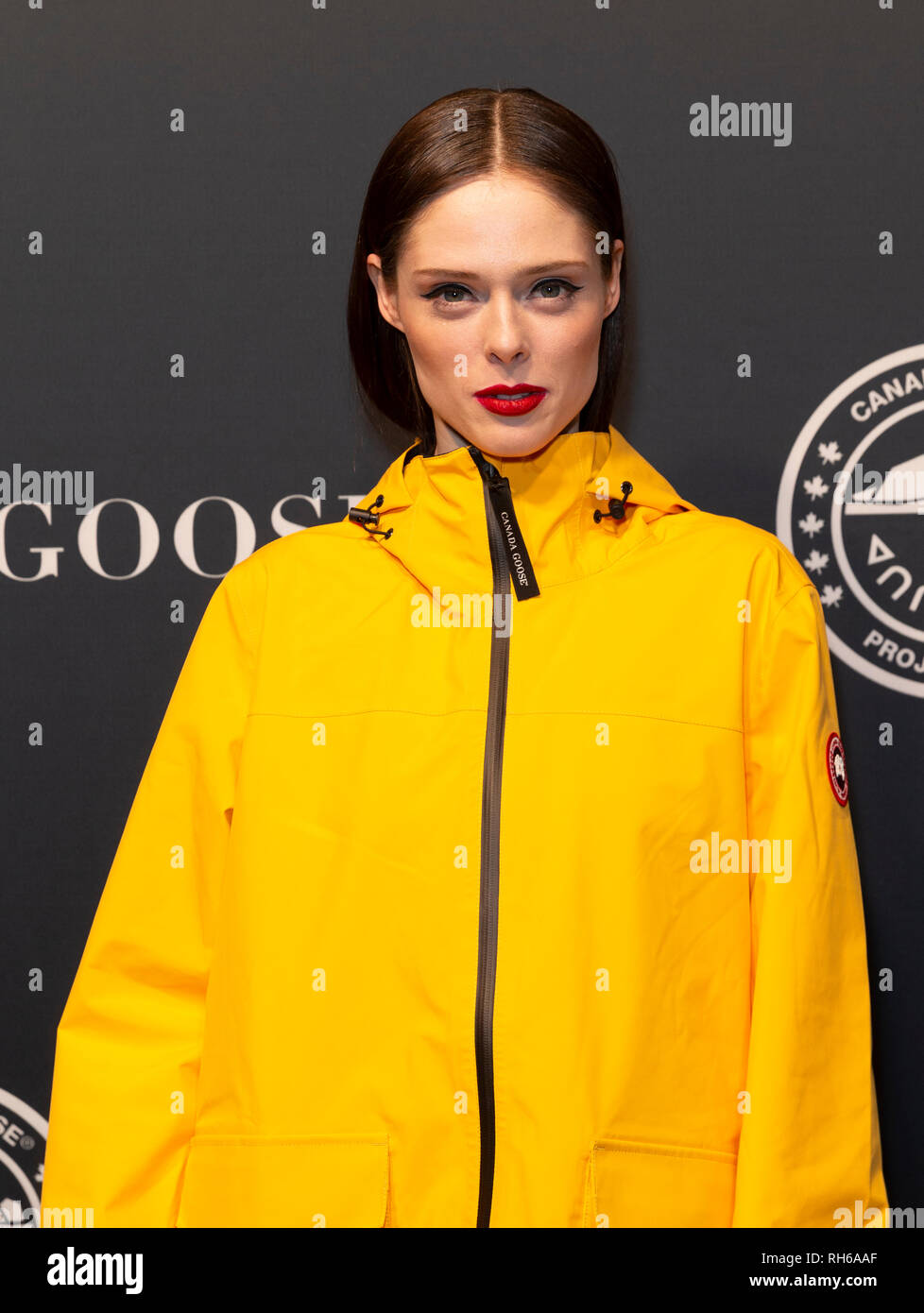 New York, NY - January 31, 2019: Coco Rocha attends Canada Goose Celebrates the Launch of Project Atigi at Studio 525 Credit: lev radin/Alamy Live News Stock Photo