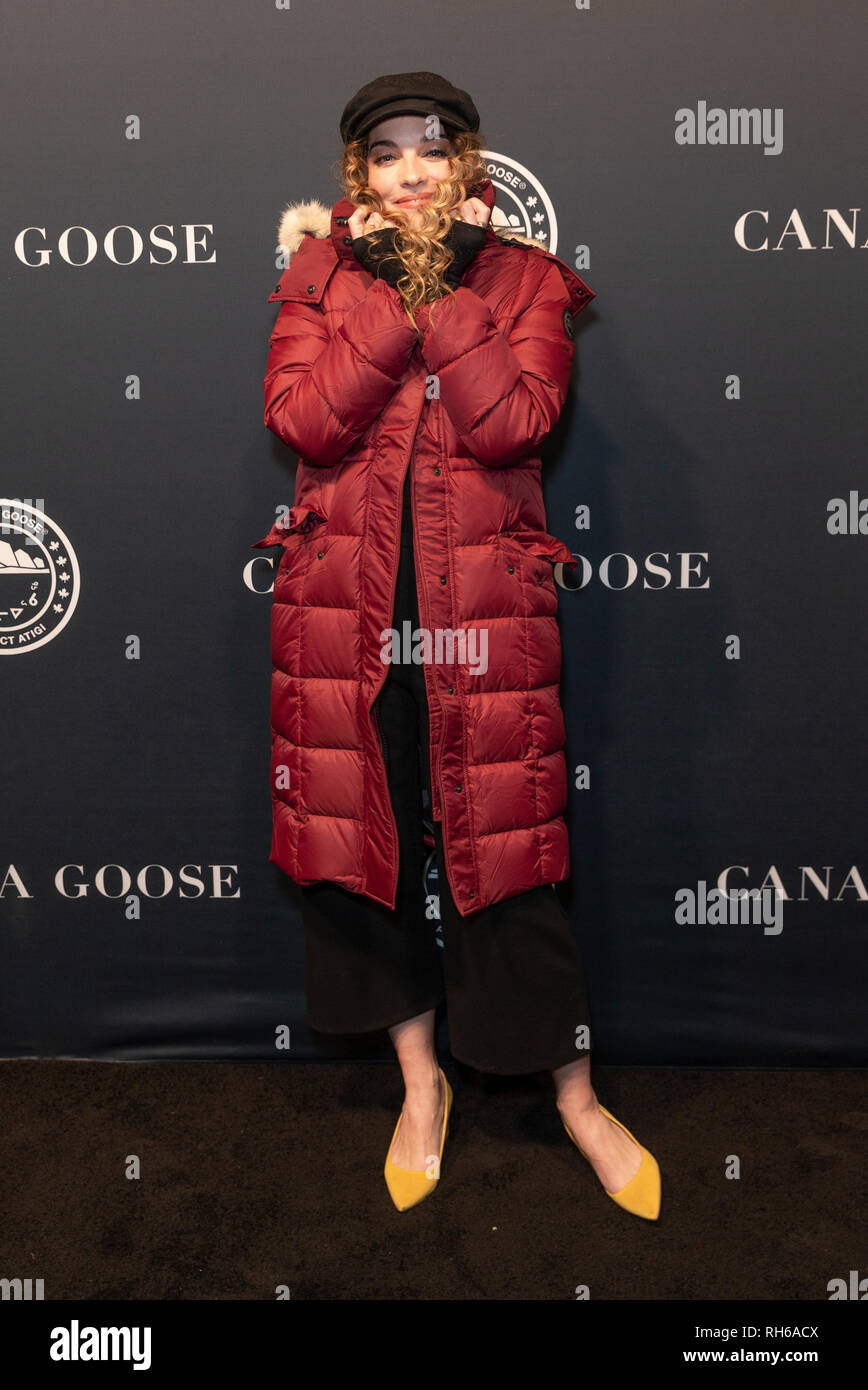 New York, NY - January 31, 2019: Annie Murphy attends Canada Goose Celebrates the Launch of Project Atigi at Studio 525 Credit: lev radin/Alamy Live News Stock Photo