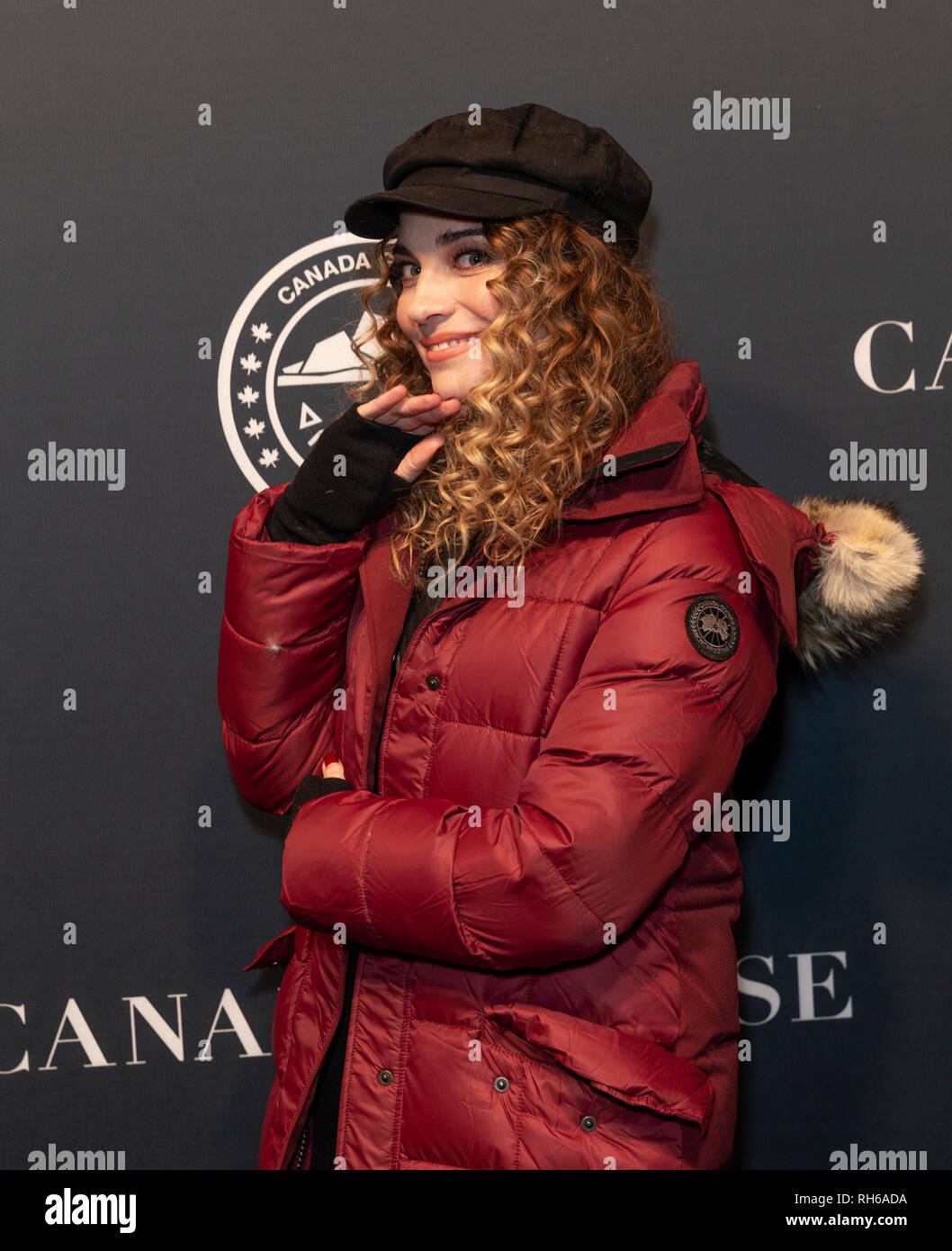 New York, NY - January 31, 2019: Annie Murphy attends Canada Goose Celebrates the Launch of Project Atigi at Studio 525 Credit: lev radin/Alamy Live News Stock Photo