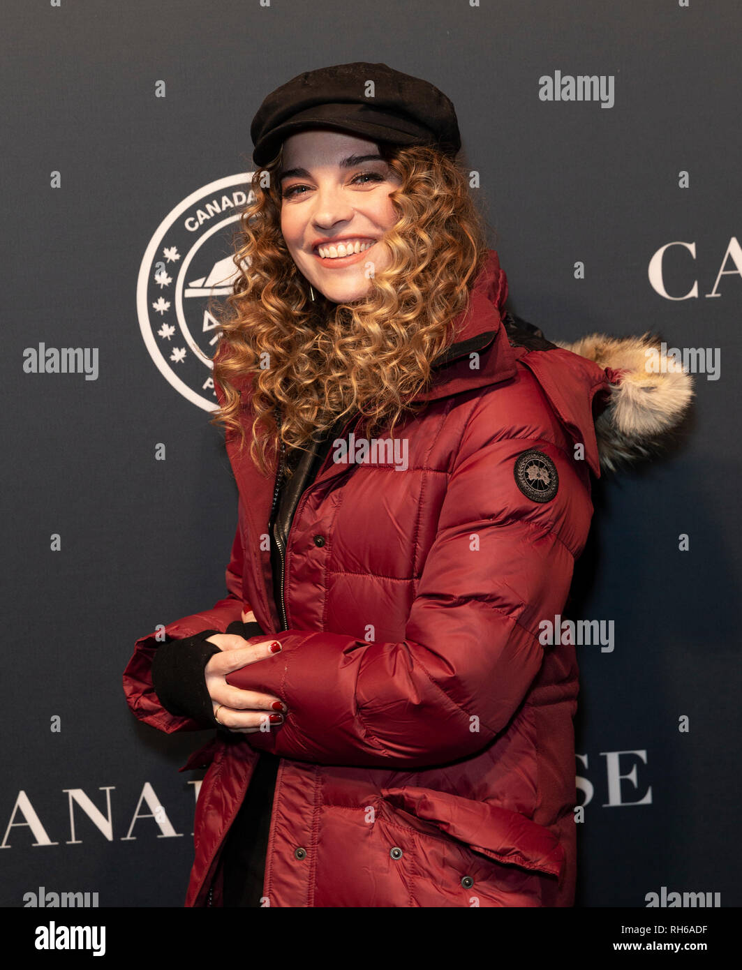 New York, NY - January 31, 2019: Annie Murphy attends Canada Goose Celebrates the Launch of Project Atigi at Studio 525 Credit: lev radin/Alamy Live News Stock Photo