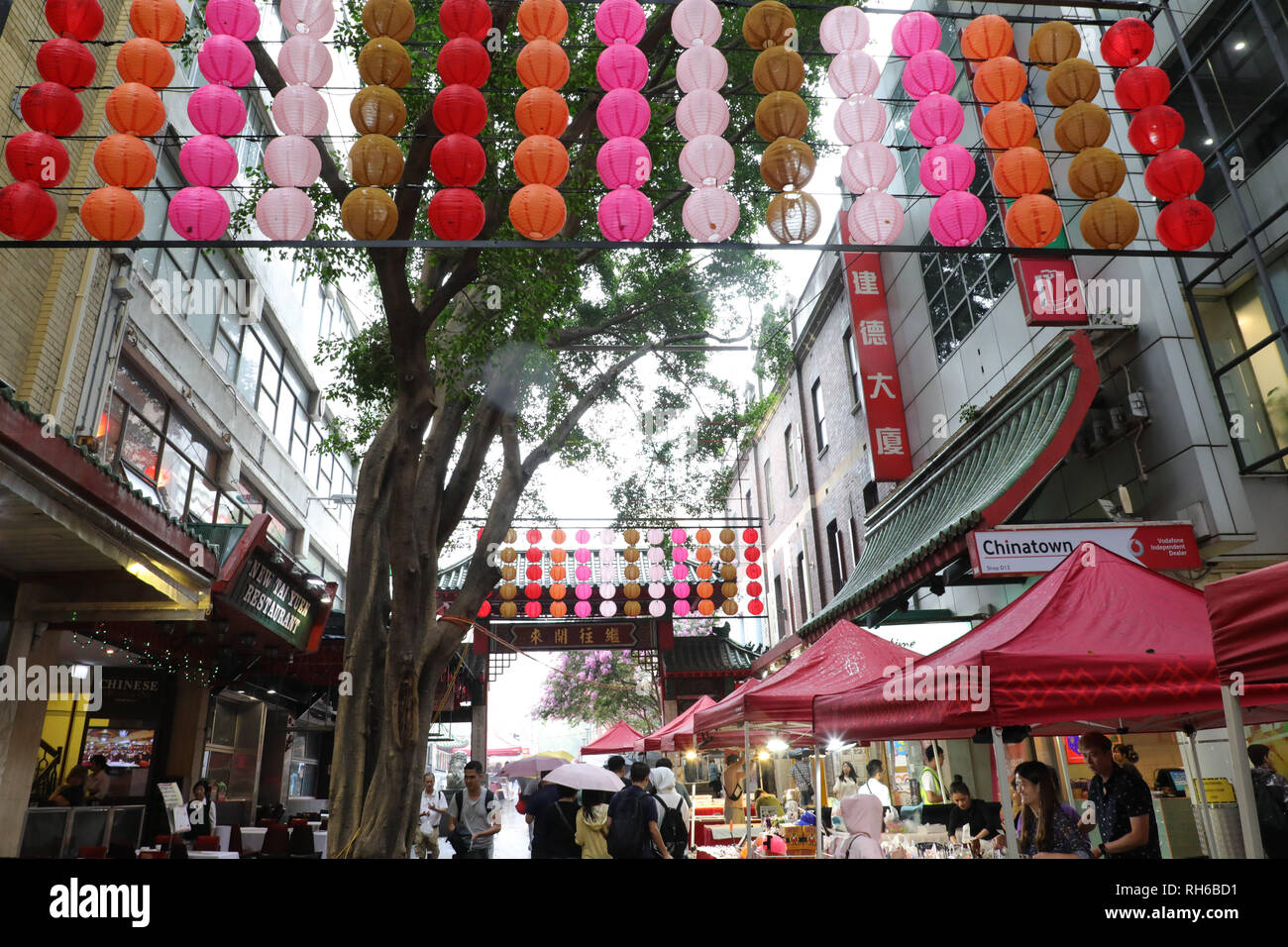 Sydney, Australia. 1 February 2019. The weekly Friday night market
