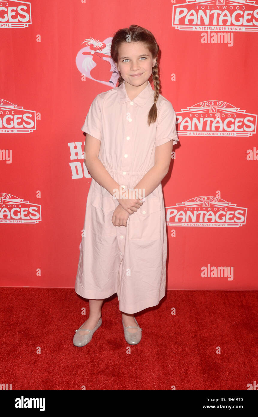 Los Angeles, CA, USA. 30th Jan, 2019. LOS ANGELES - JAN 30: Raegan Revord at the ''Hello Dolly!'' Los Angeles Opening night at the Pantages Theater on January 30, 2019 in Los Angeles, CA Credit: Kay Blake/ZUMA Wire/Alamy Live News Stock Photo