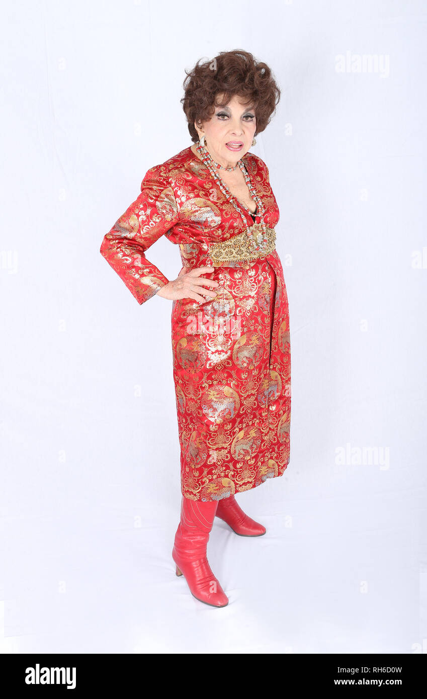 Los Angeles, Ca, USA. 31st Jan, 2019. Gina Lollobrigida, at Filming