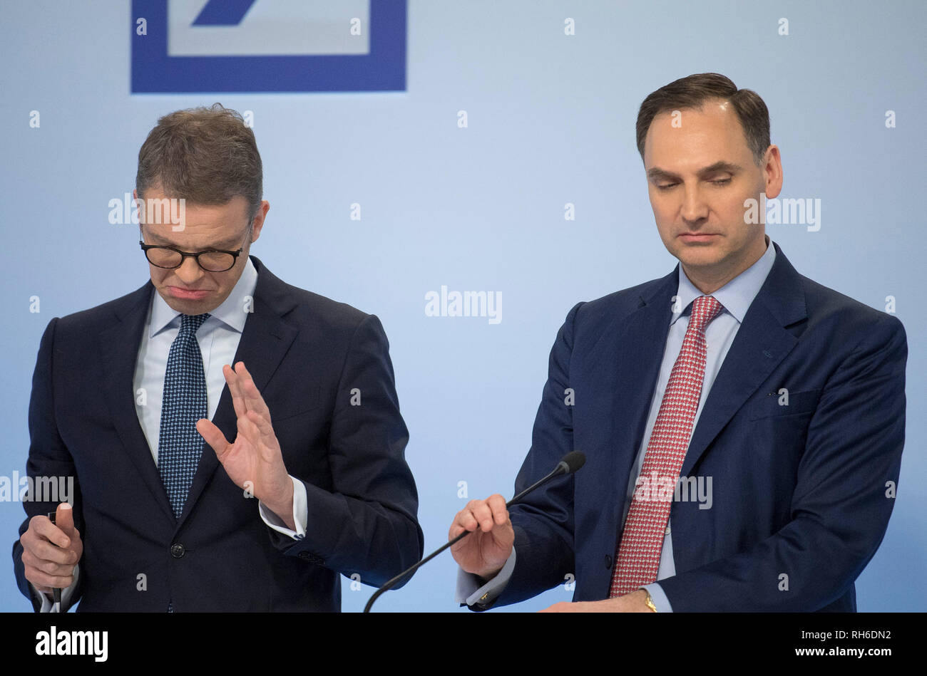 01 February 2019 Hessen Frankfurt Main Christian Sewing Ceo Of