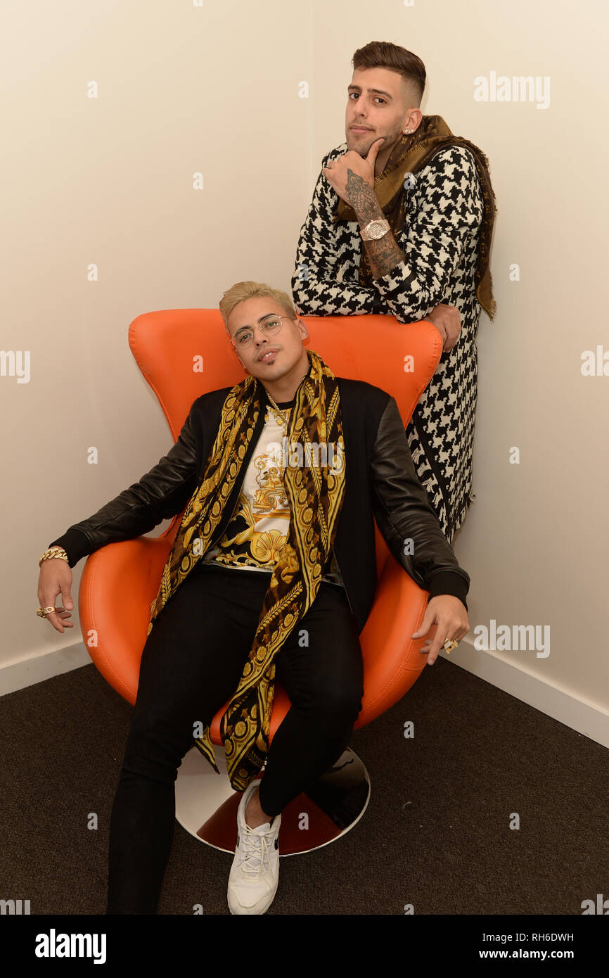 Hollywood, FL, USA. 31st Jan, 2019. Liraz Russo aka Static and Ben El ...