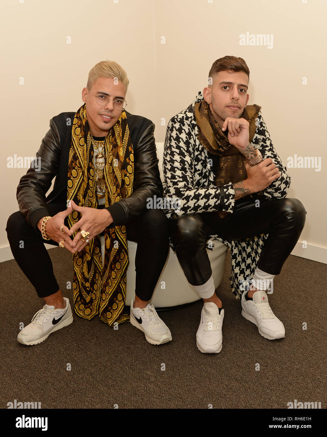 Hollywood, FL, USA. 31st Jan, 2019. Liraz Russo aka Static and Ben El ...