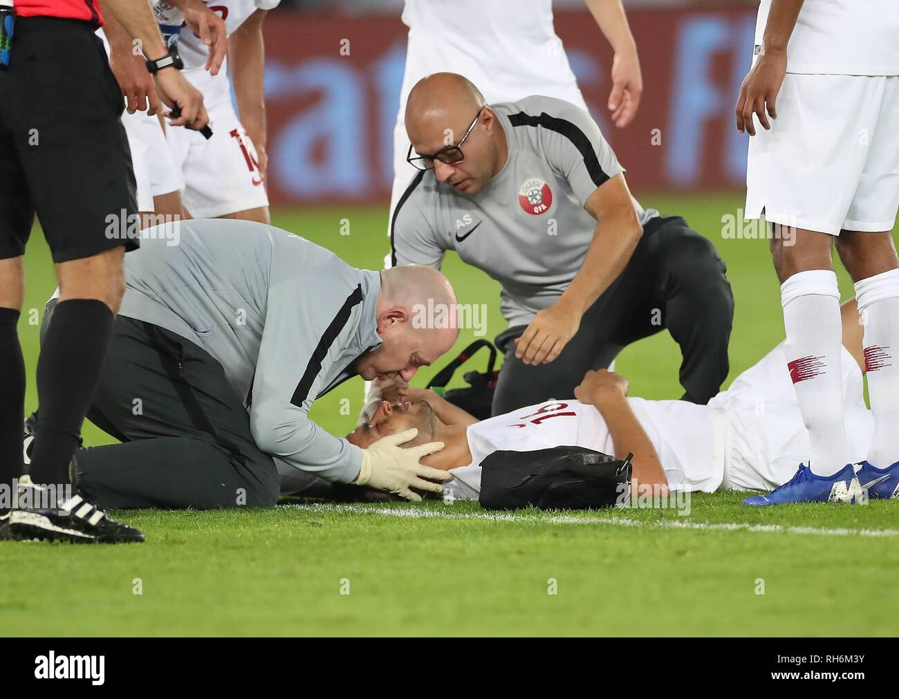 February 1st 2019; Adu Dhabi, United Arab Emirates; Asian Cup football ...