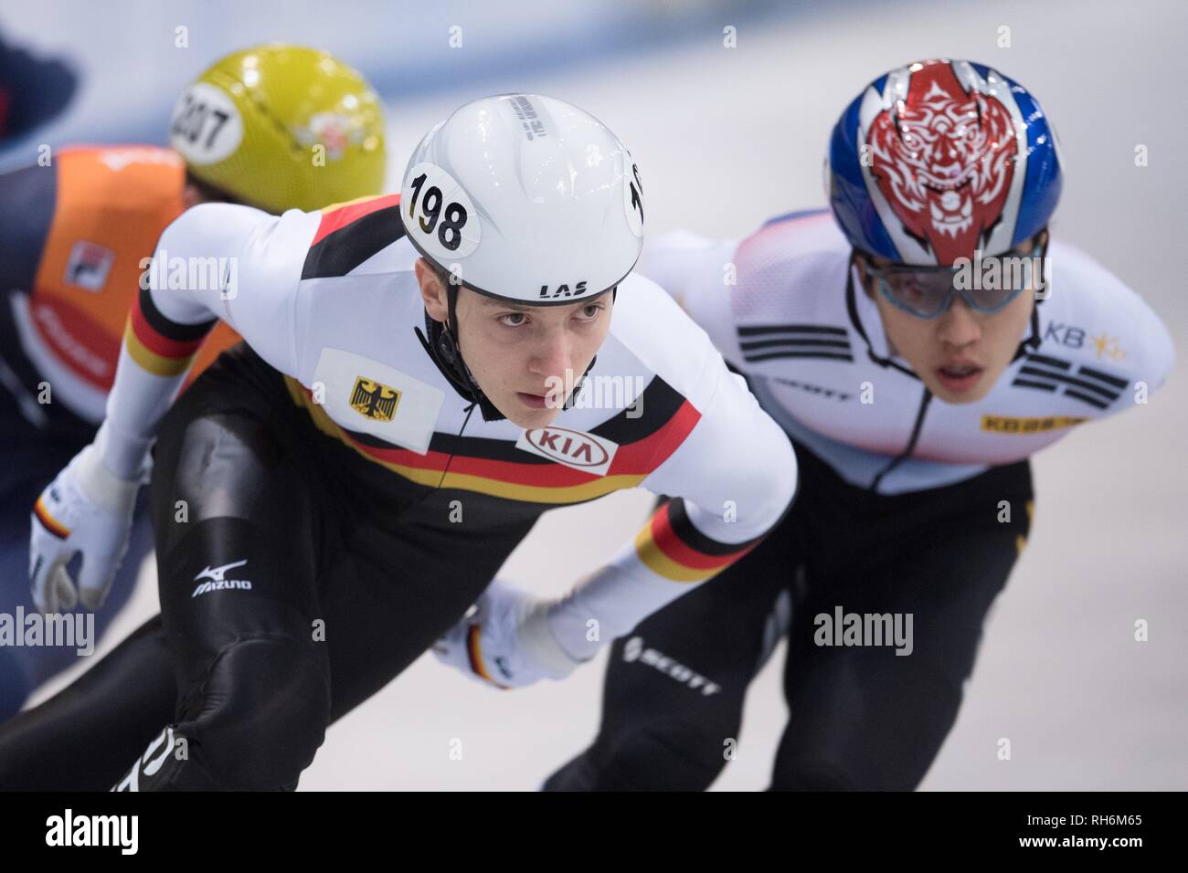 1st February 2019, Dresden, Saxony, Germany; World Short Track Speed ...