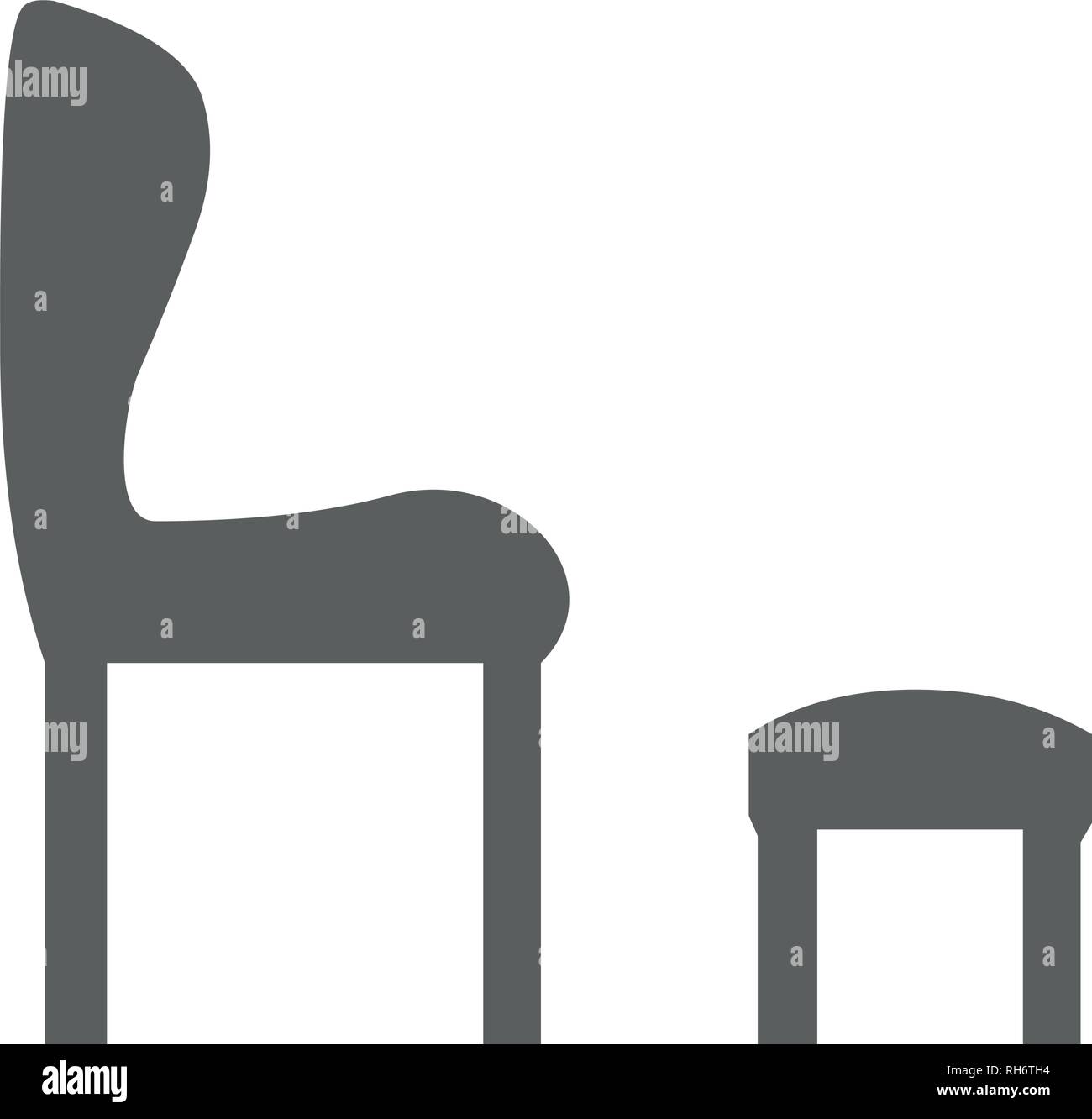 Chair business furniture executive Stock Vector Images - Alamy