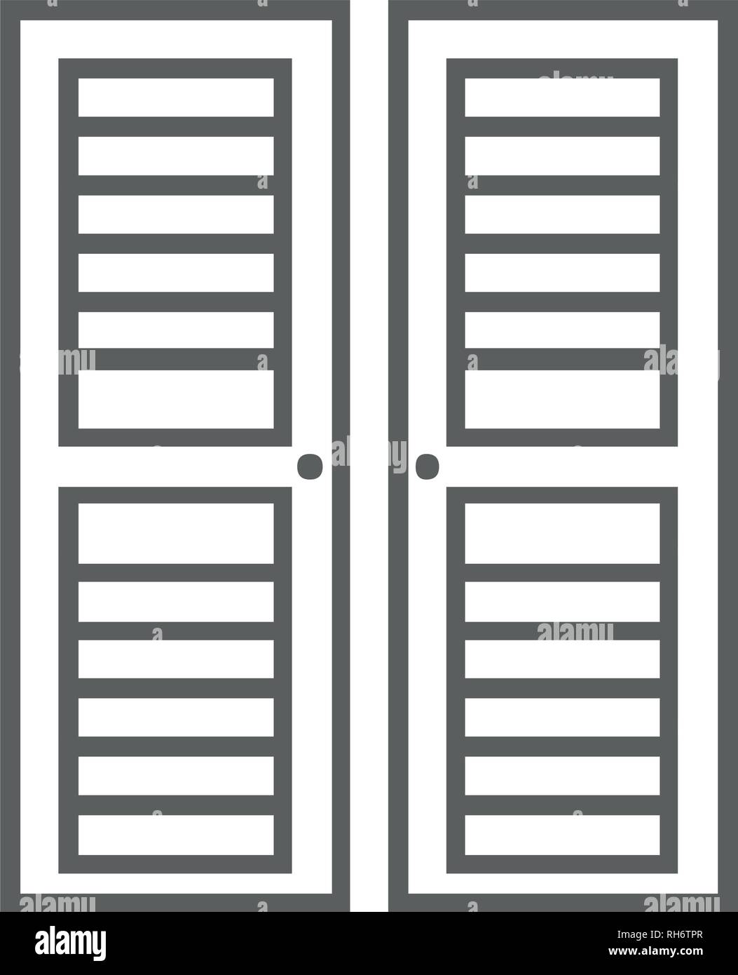 cupboard icon. Elements of furniture icon. Premium quality graphic design. Signs, outline symbols collection icon for websites, web design. Stock Vector