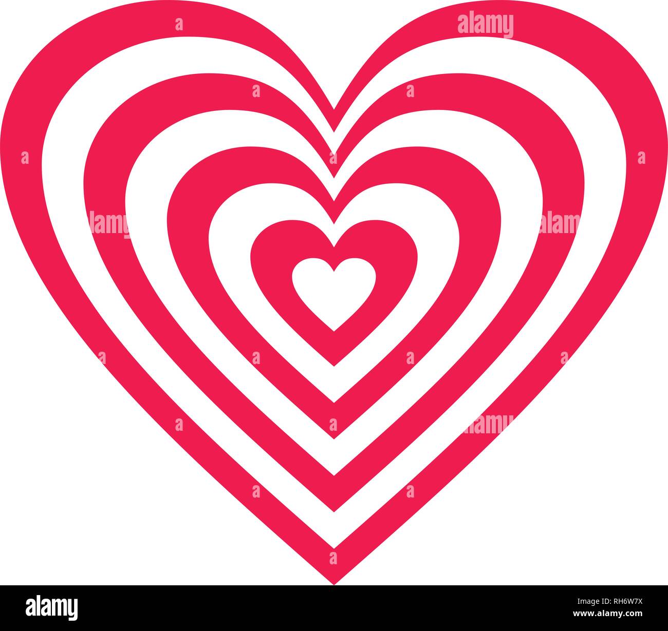 Neon red vector heart icon ideal for valentines day and wedding ...