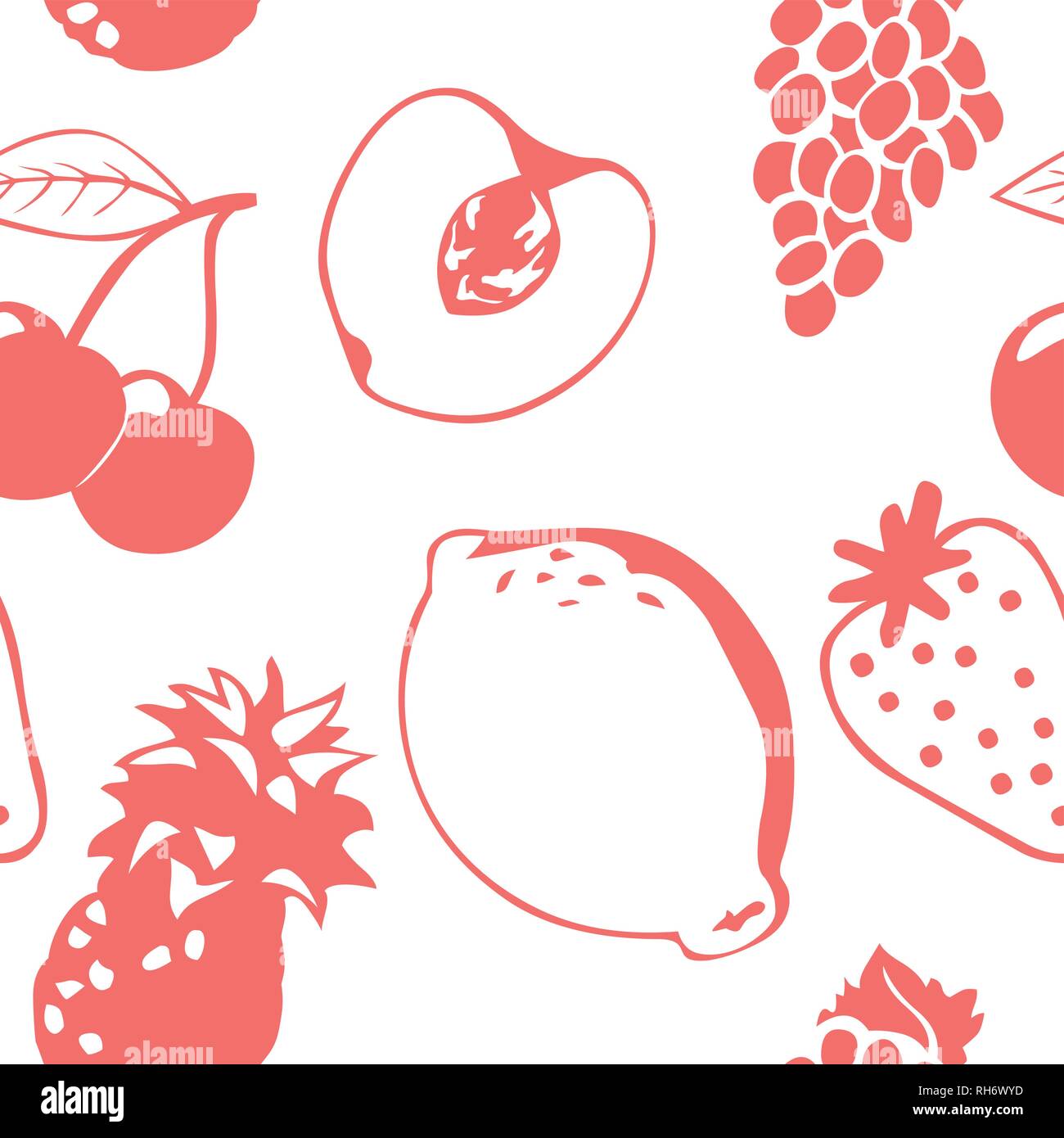 Fruits seamless pattern icon vector black background Stock Vector Image ...