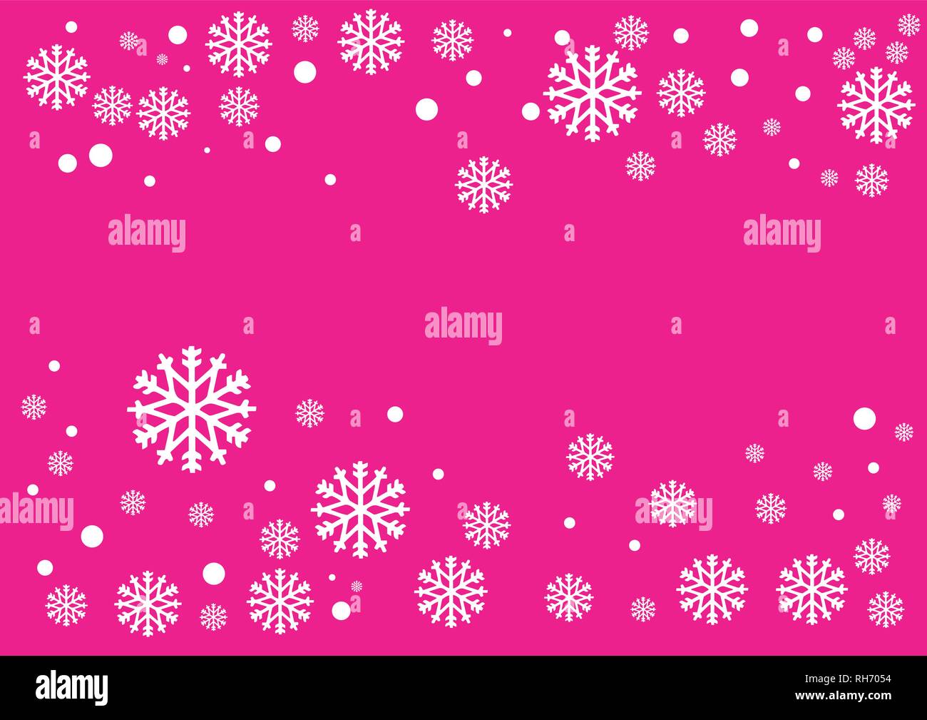 Snowflake vector icon background set plastic pink color. Trend 2019 ...