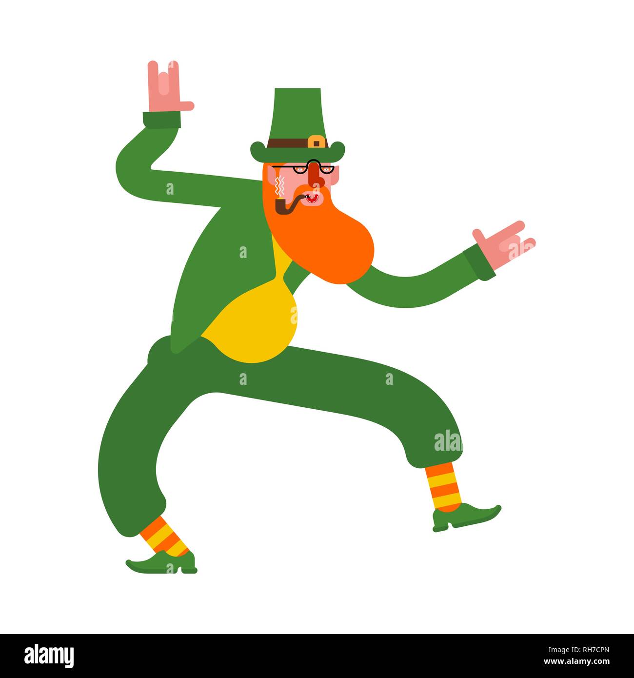 Happy leprechaun jumping hi-res stock photography and images - Alamy