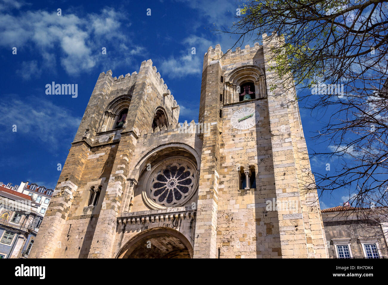 Clock tower lisbon hi-res stock photography and images - Alamy