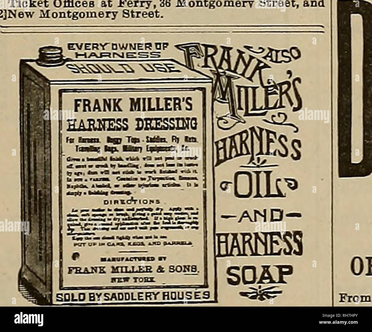 . Breeder and sportsman. Horses. ANTAL-M1DY S These tiny Capsules are superior | to Balsam of Copaiba, ^^ Cubebs and Injections. tMffl) They cure in 48 hours the I »/ same diseases -without anyincon- Tenience. SOLD BY ALL DRUGGISTS Perfect&quot; Pocket Oiler, One-half Size. 'or Gnus, Bicycles, Fishing Tackle, Etc ' -owa only a email quantity of oil at a Btroke. No 1 cage. Handsomely ntchel plated. For sale every- I ore, or sent by mail on receipt of price, 60 cents CUSHMAN &amp; DENISON, 173 Ninth Ave., New Tort &quot; DICKEY'S,&quot; IXTH AVENUE AND D ST Near entrance to Bay District Track Stock Photo