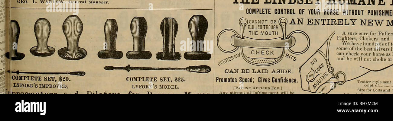 Breeder and sportsman. Horses. A very line, lush-grade machine 