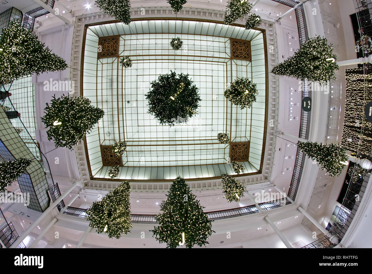 The interior view of department store Le Bon Marche. Paris. France Stock  Photo - Alamy