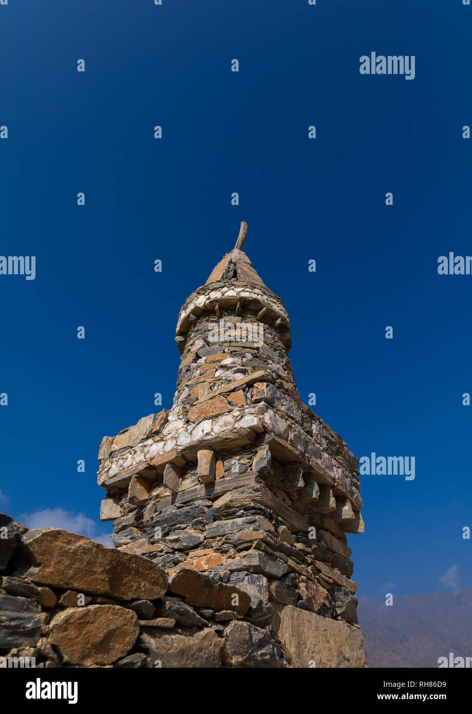 Mosque in Dhee Ayn marble village, Al-Bahah region, Al Mukhwah, Saudi ...