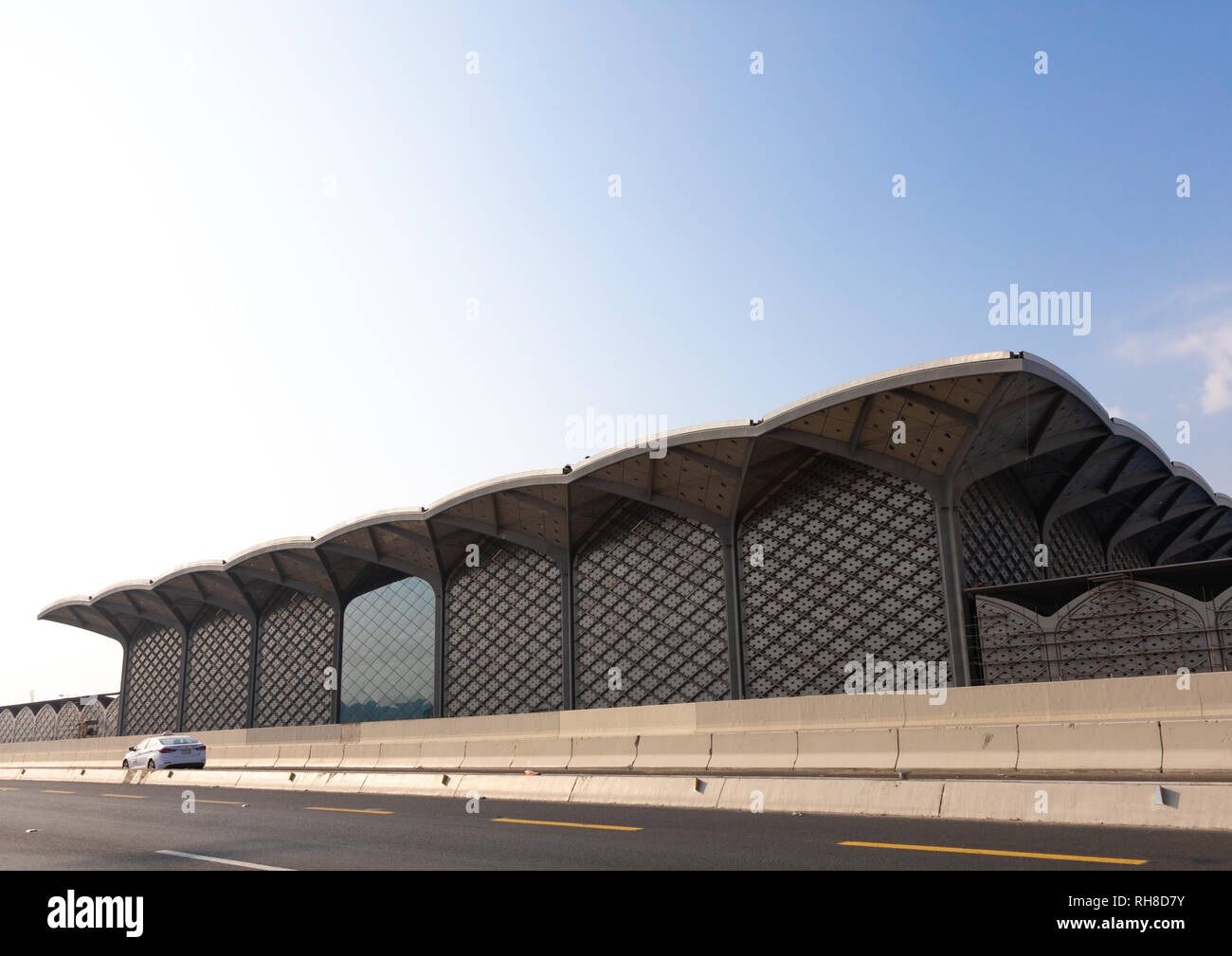 The haramain high speed railway station, Mecca province, Jeddah, Saudi Arabia Stock Photo