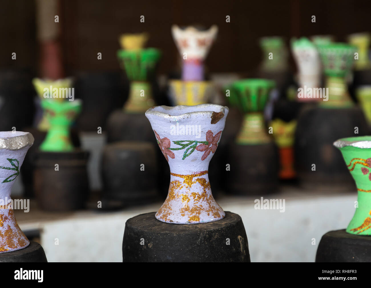 Incense burners, Jizan Province, Mahalah, Saudi Arabia Stock Photo Alamy