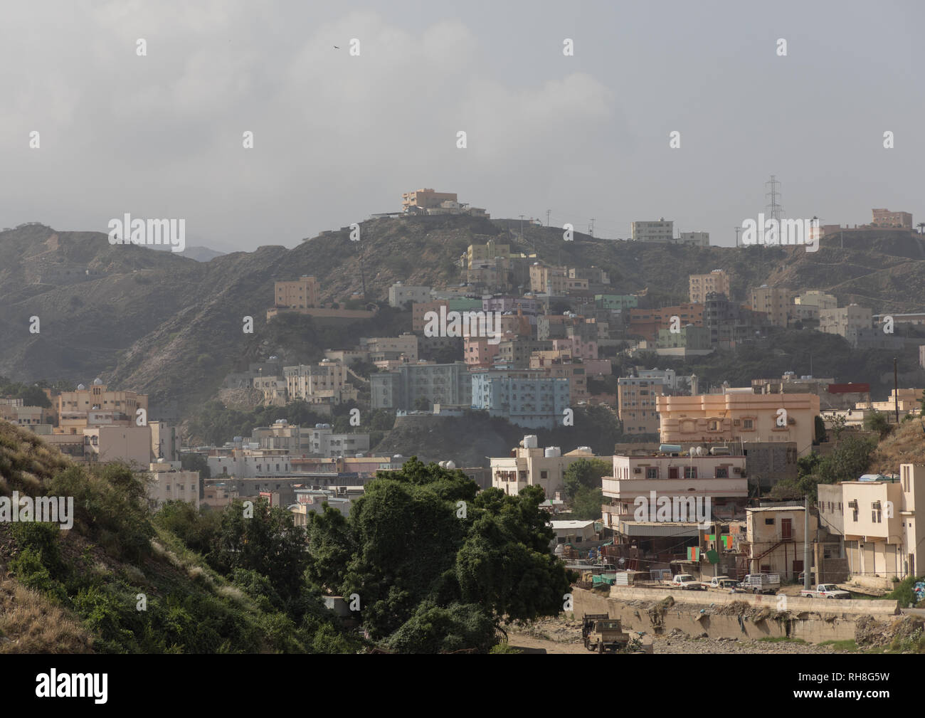 Cityscape, Jizan Province, Addayer, Saudi Arabia Stock Photo Alamy