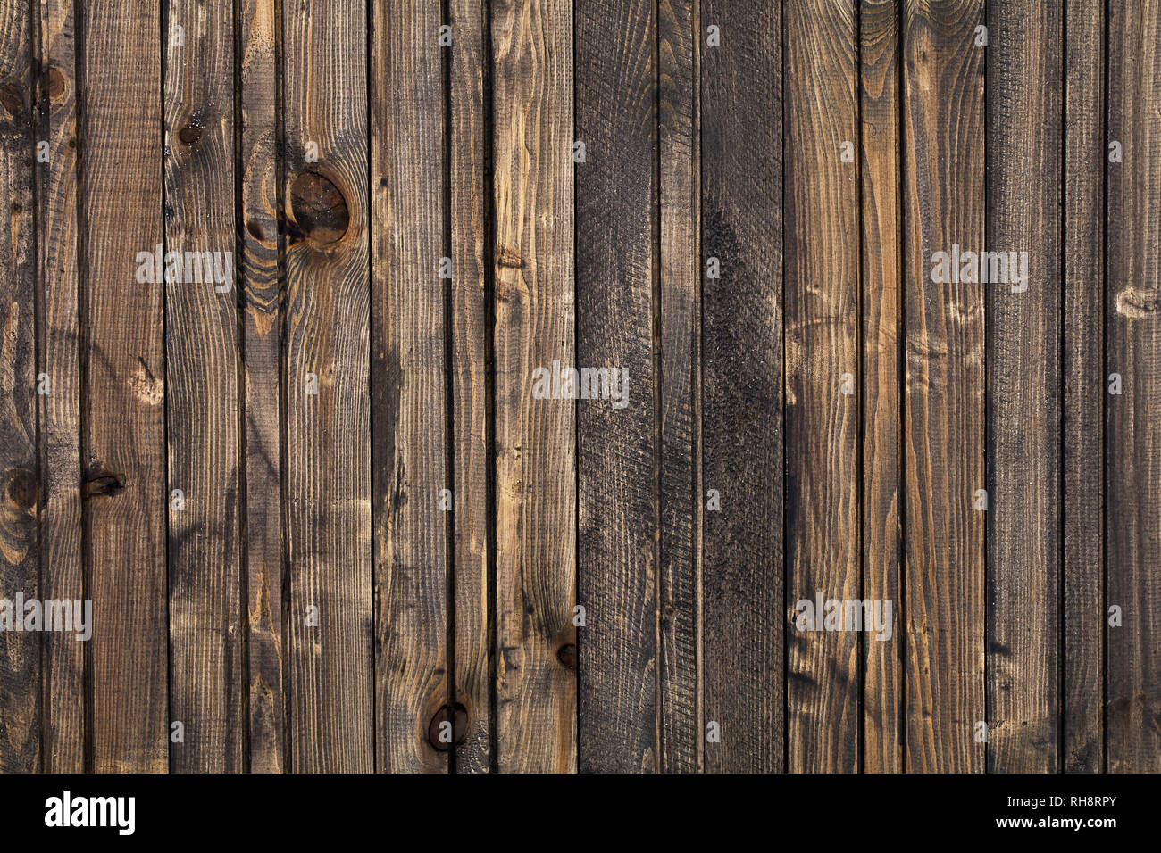 Old brown wood background, rustic wooden surface with copy space Stock Photo