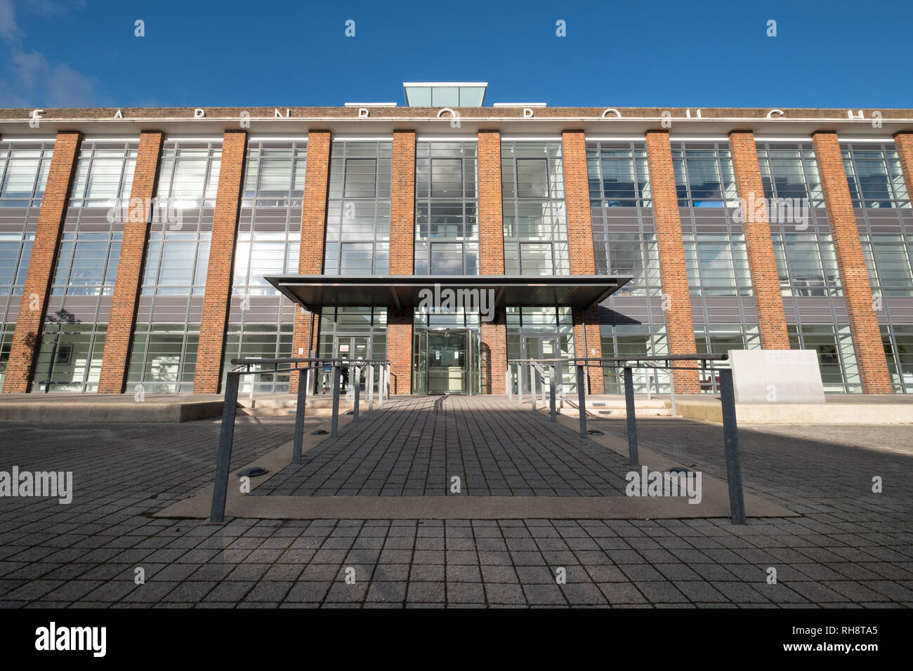 The Hub, serviced offices in a renovated art deco style building on Farnborough Business Park