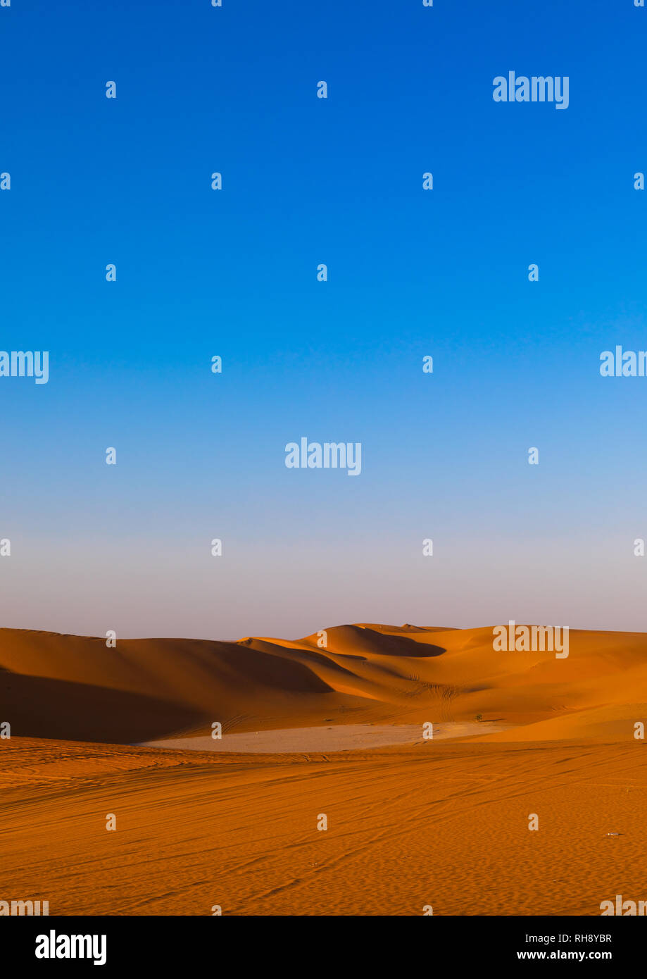 The rub' al Khali empty quarter desert, Rub al-Khali, Khubash, Saudi ...