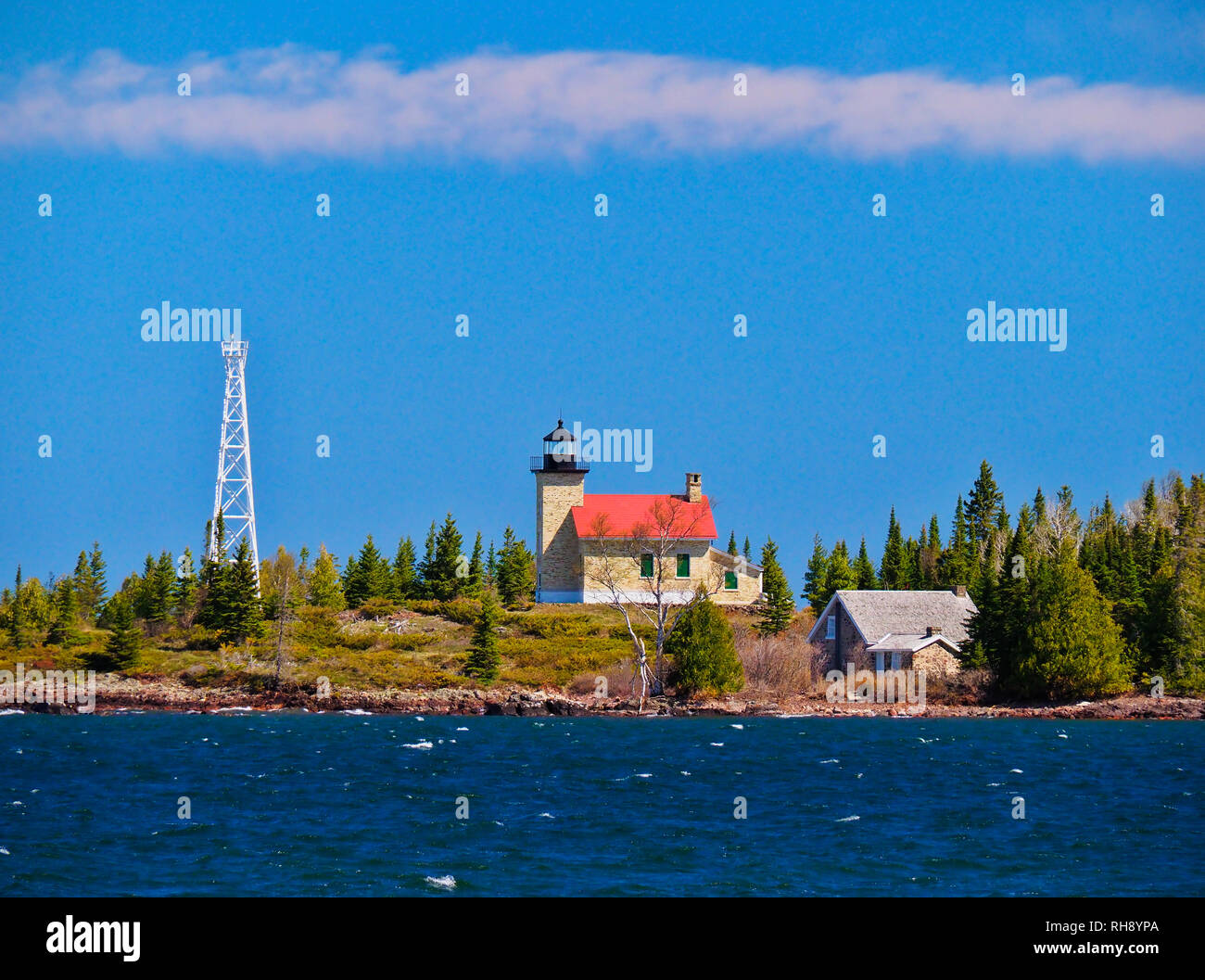 Copper Harbor Light, Copper Harbor, Michigan, USA Stock Photo Alamy
