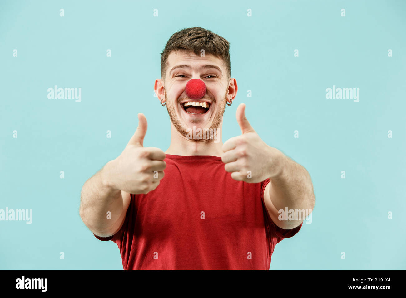 Funny goofy people hi-res stock photography and images - Alamy