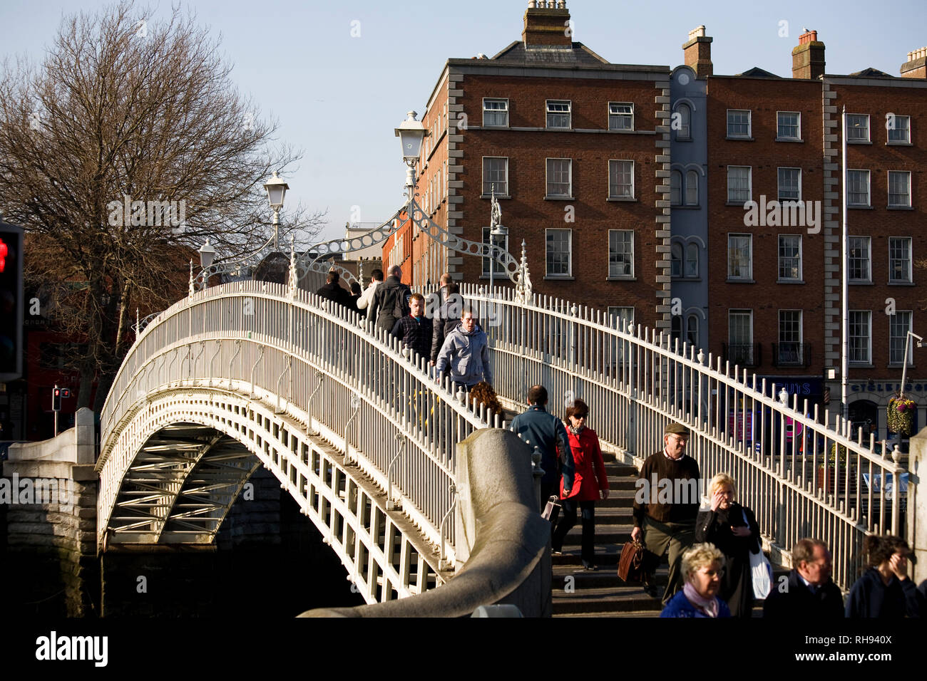 Hapenny bridge sunset hi-res stock photography and images - Alamy