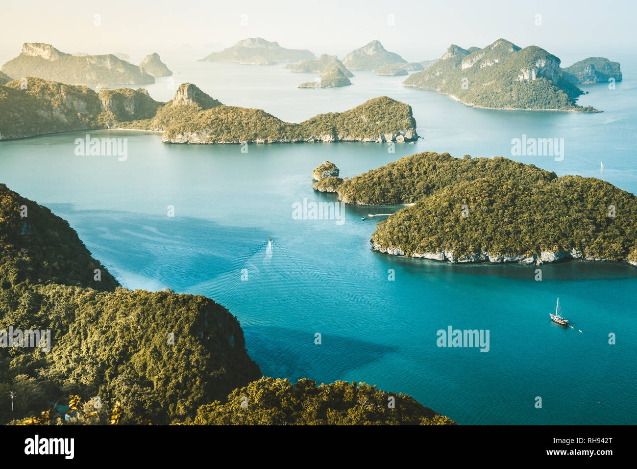 Amazing view of the Ang Thong National Park, Thailand Stock Photo