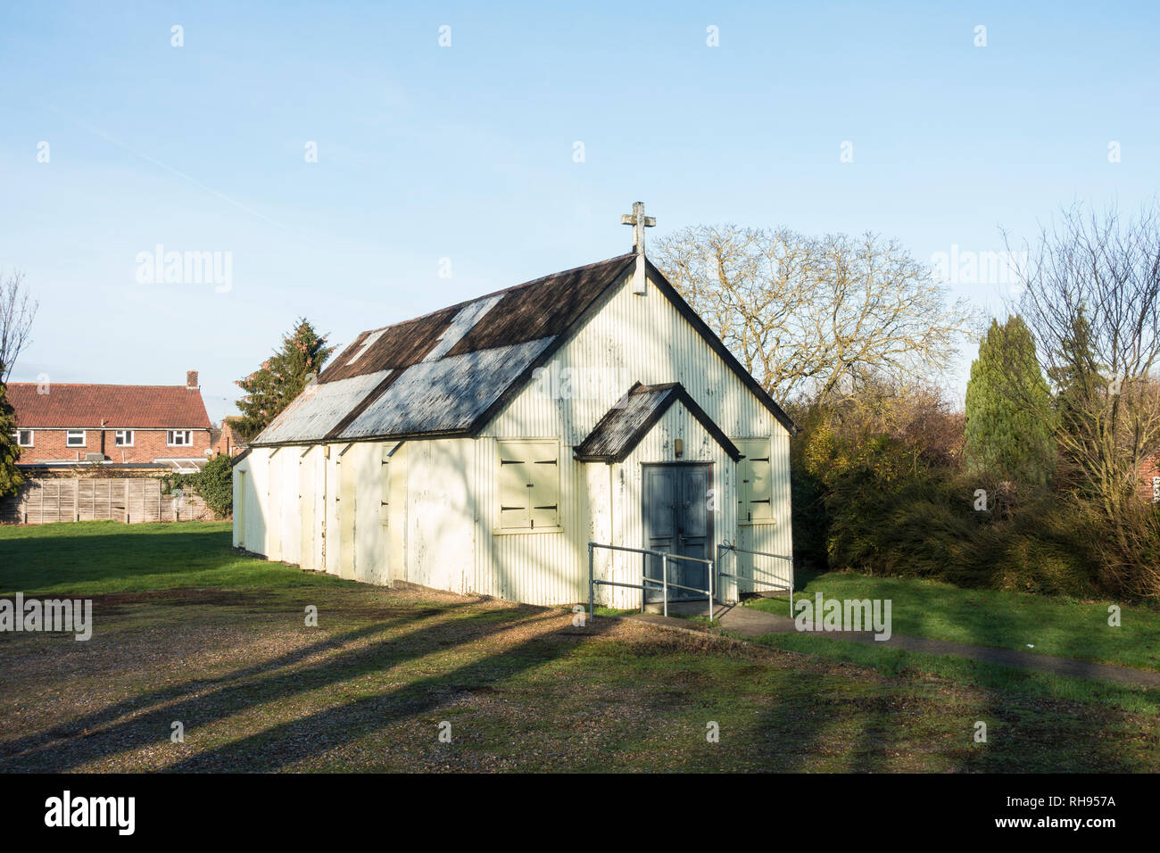 Catholic church of St Vincent De Paul, Ditton Lane, Fen Ditton, Cambridge, Cambridgeshire, England, December 2018 Stock Photo