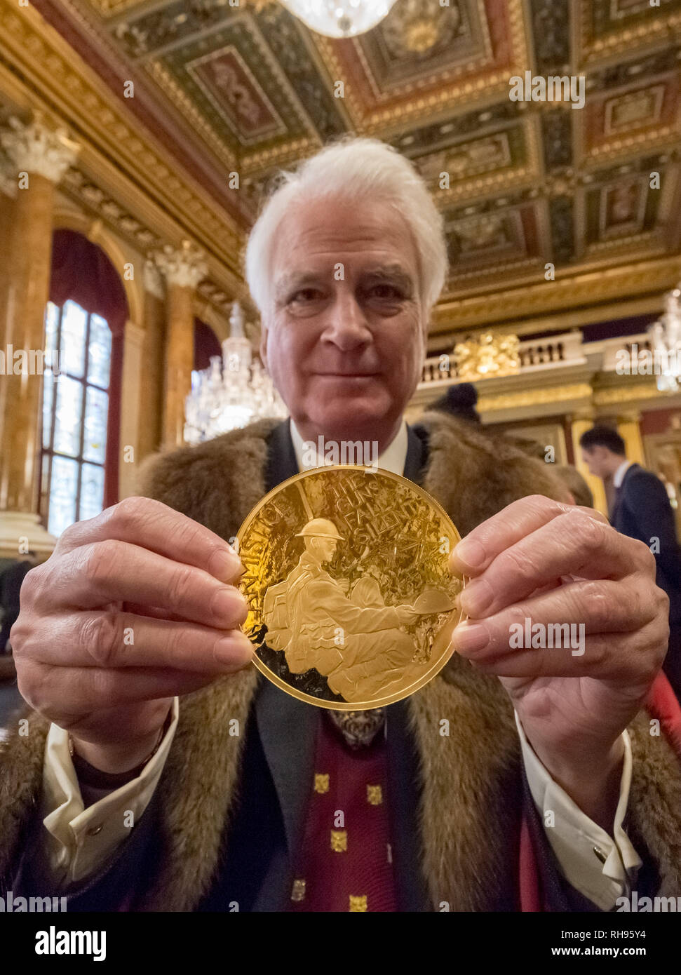 London, UK. 29th Jan, 2019. The Trial of the Pyx at Goldsmiths Hall. Credit: Guy Corbishley/Alamy Live News Stock Photo