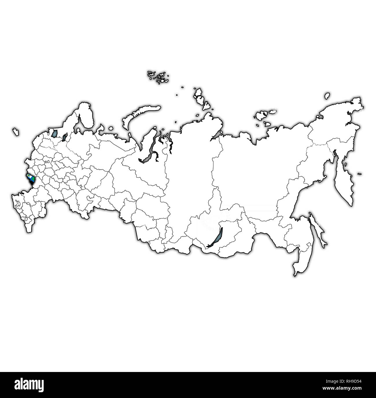 Russia political map belgorod Cut Out Stock Images & Pictures Alamy