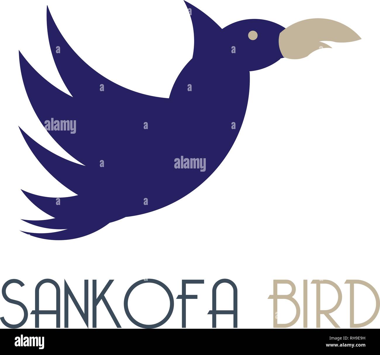 abstract bird logo design Stock Vector Image & Art - Alamy