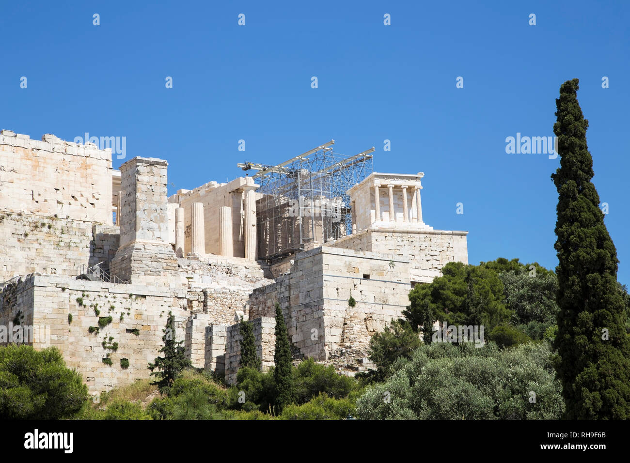 Acropolis in Athens, Greece Stock Photo